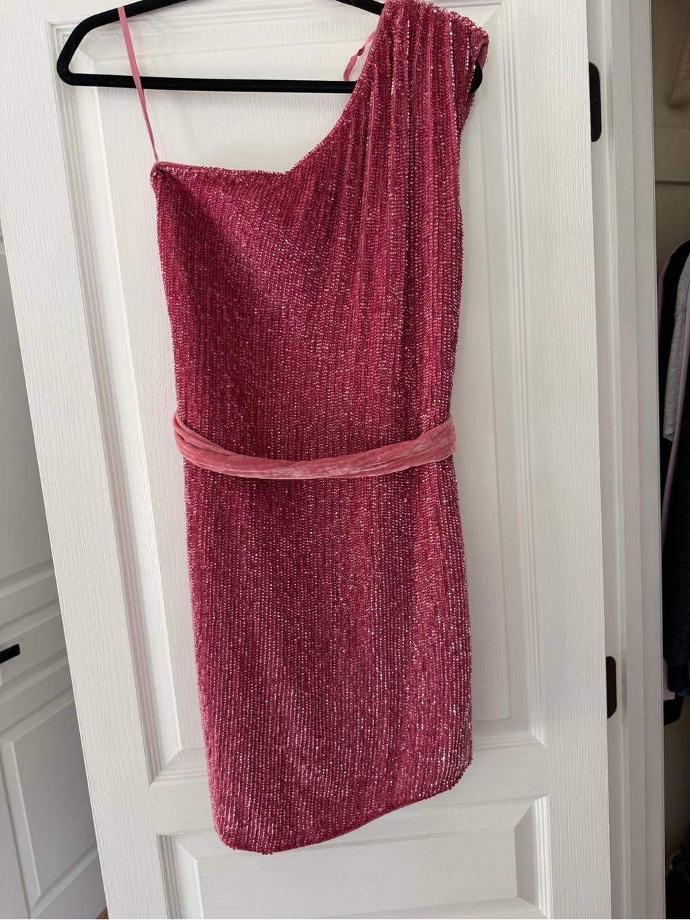 Retrofete One Shoulder Sequin Mini Dress - Picture 4 of 4